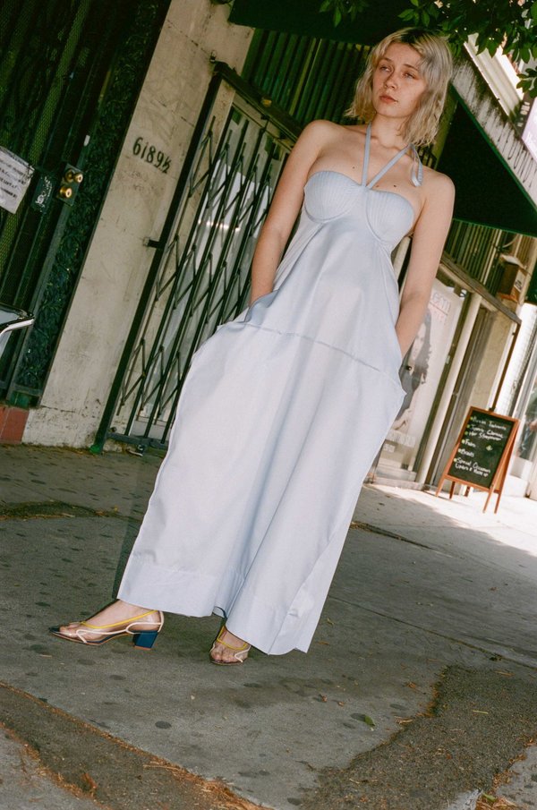 BEVZA Architect Dress - Light Blue BEVZA Architect Dress - Light Blue