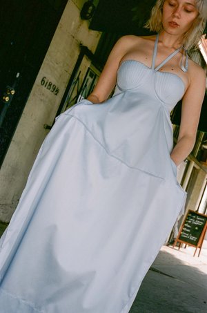 BEVZA Architect Dress - Light Blue BEVZA Architect Dress - Light Blue