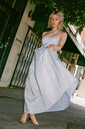 BEVZA Architect Dress - Light Blue BEVZA Architect Dress - Light Blue