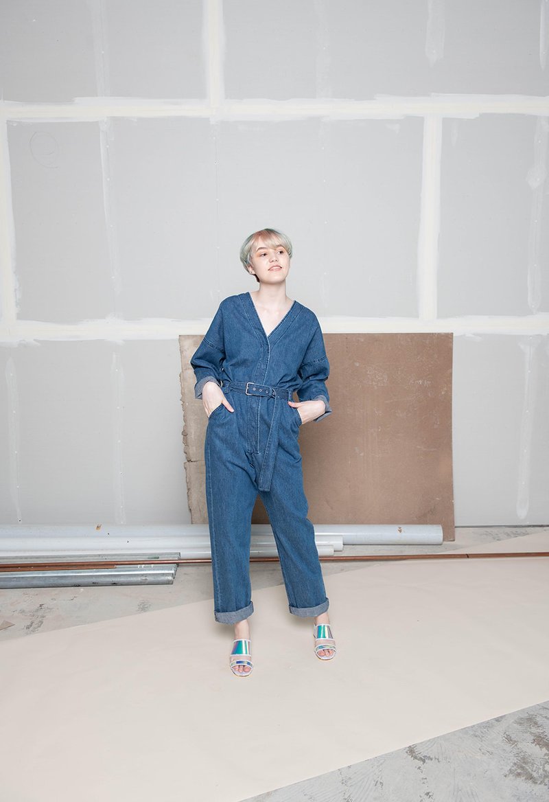 Rachel Comey Glitch Jumpsuit INDIGO Garmentory