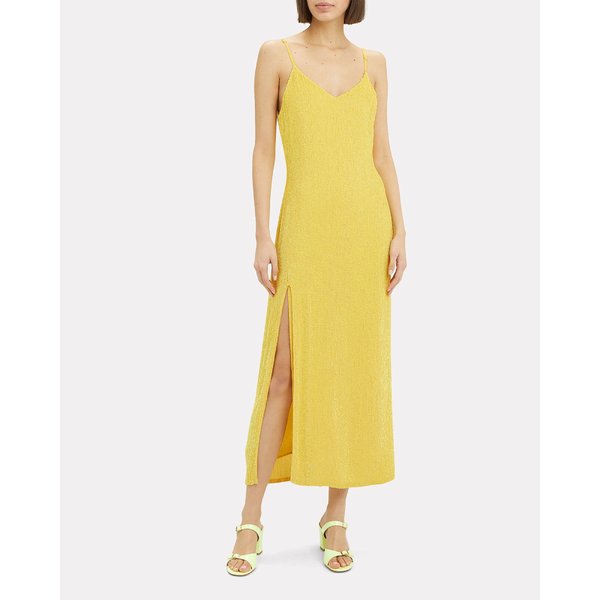Retrofete Rebecca Dress - Yellow Sequin | Garmentory