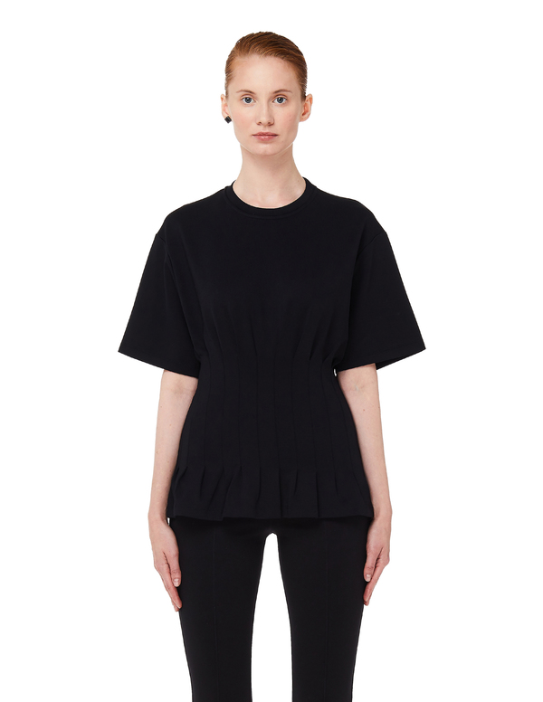 Haider Ackermann Tシャツ Haider Ackermann Corset T-Shirt - Black | Garmentory