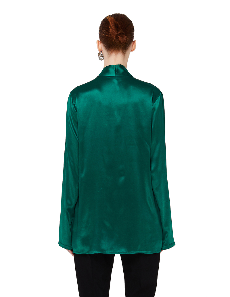 Haider Ackermann Silk Blouse - Green | Garmentory