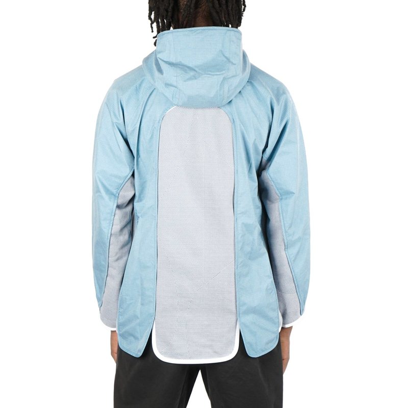 BYBORRE HOODED JACKET - DUSTY BLUE | Garmentory BYBORRE HOODED JACKET - DUSTY BLUE | Garmentory