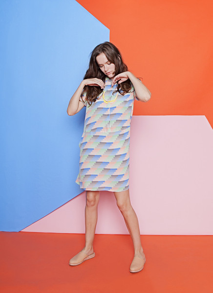 Dusen Dusen Gradient Stripe Oversize Tee Dress Dusen Dusen Gradient Stripe Oversize Tee Dress