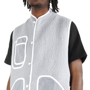 BYBORRE VEST - DUSTY BLUE BYBORRE VEST - DUSTY BLUE