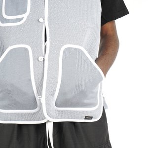 BYBORRE VEST - DUSTY BLUE BYBORRE VEST - DUSTY BLUE