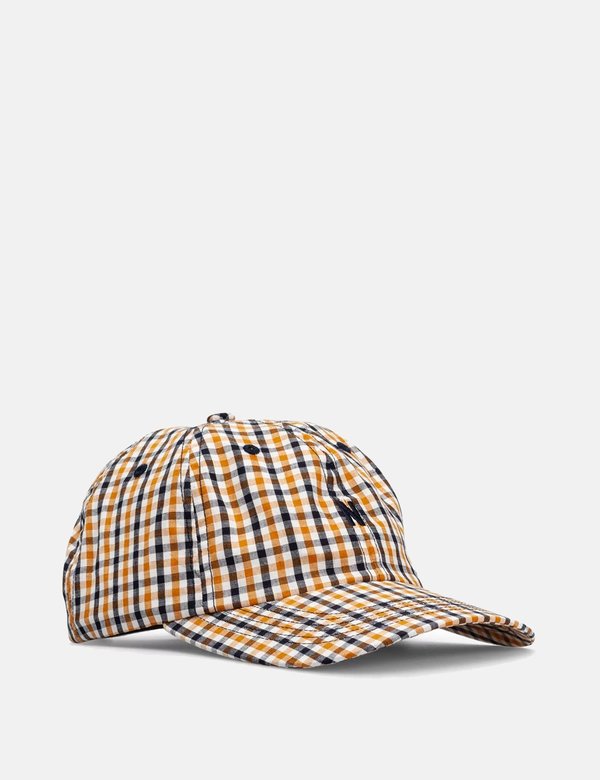 Norse Projects Gingham Sports Cap - Sunwashed Yellow Norse Projects Gingham Sports Cap - Sunwashed Yellow