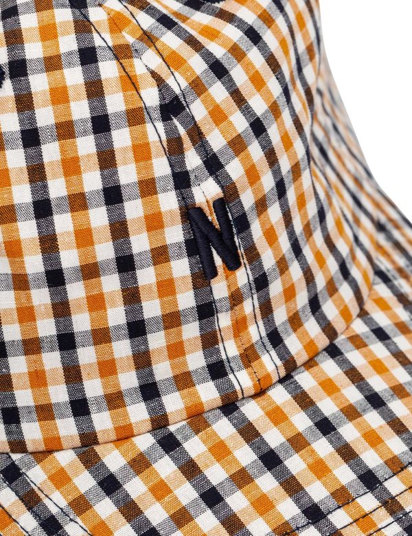 Norse Projects Gingham Sports Cap - Sunwashed Yellow Norse Projects Gingham Sports Cap - Sunwashed Yellow