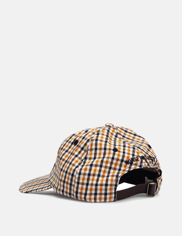 Norse Projects Gingham Sports Cap - Sunwashed Yellow Norse Projects Gingham Sports Cap - Sunwashed Yellow