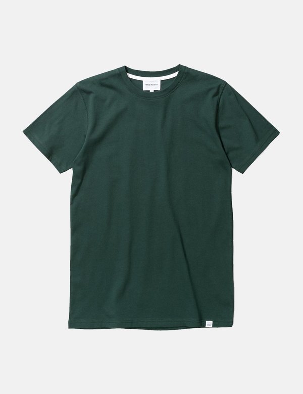 Norse Projects Niels Standard T Shirt - Bottle Green Norse Projects Niels Standard T Shirt - Bottle Green