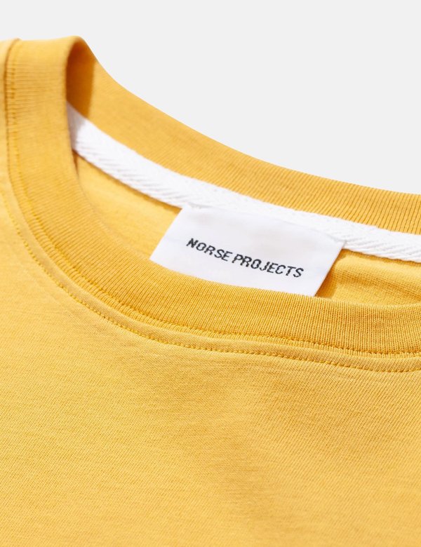 Norse Projects Niels Standard T-Shirt - Sunrise Yellow Norse Projects Niels Standard T-Shirt - Sunrise Yellow