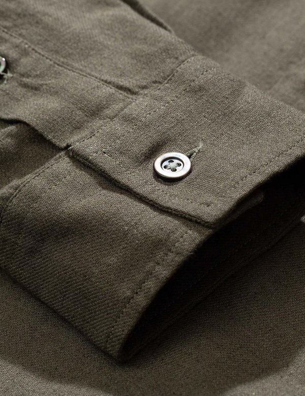 Norse Projects Oscar Half Placket Shirt - Ivy Green Norse Projects Oscar Half Placket Shirt - Ivy Green