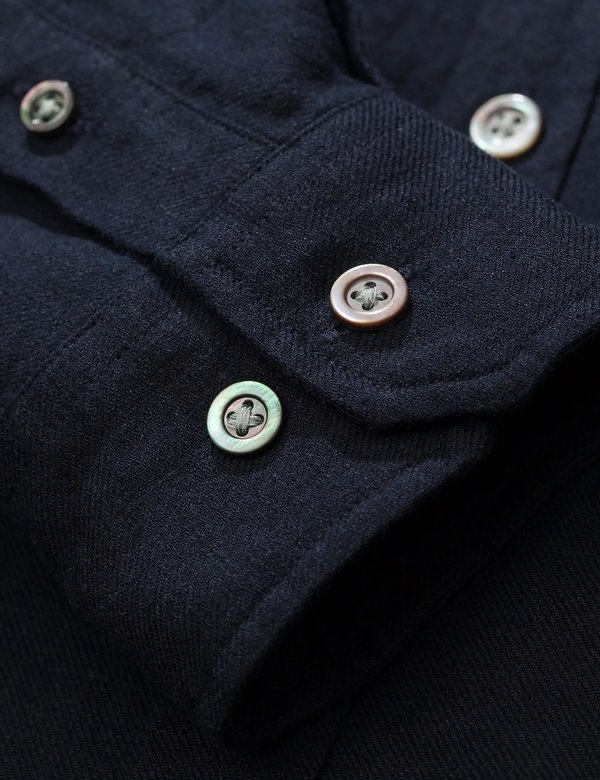 Norse Projects Osvald Button Down Shirt - Dark Navy Blue Norse Projects Osvald Button Down Shirt - Dark Navy Blue