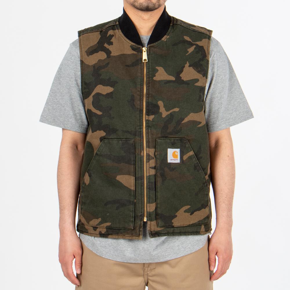 Carhartt WIP Classic Vest Camo Laurel Rinsed Garmentory