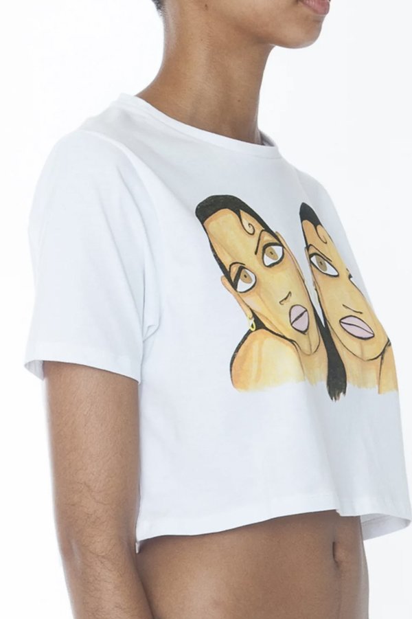 Patrick Church Crop Top - AMBER & ANASTASIA Patrick Church Crop Top - AMBER & ANASTASIA