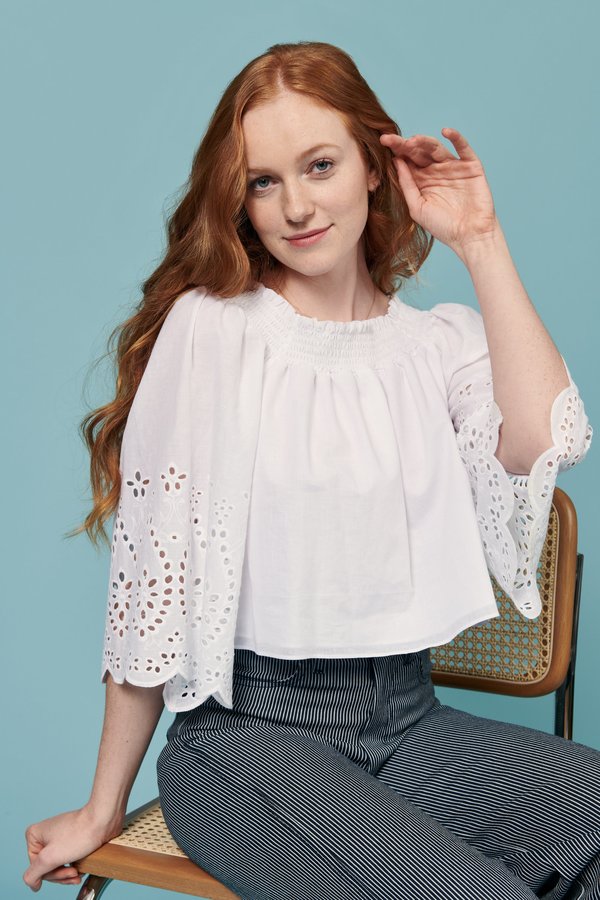 Whimsy + Row August Top - White Whimsy + Row August Top - White