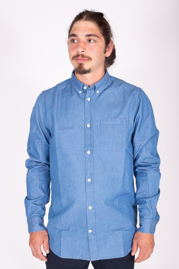 Norse Projects Anton Denim Shirt - Stone Washed Norse Projects Anton Denim Shirt - Stone Washed
