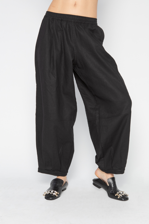 The Celect Linen Balloon Pant - Black The Celect Linen Balloon Pant - Black