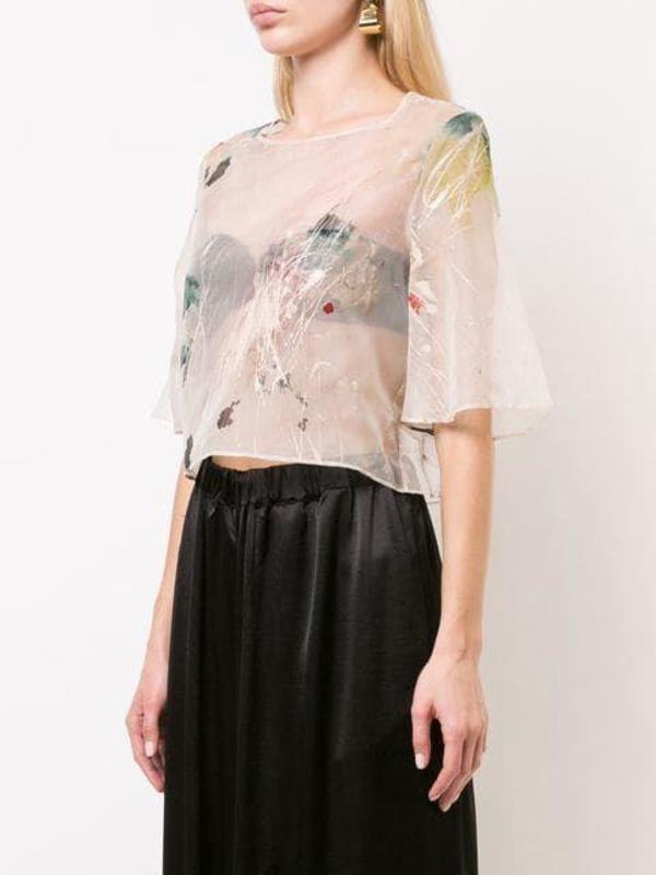Kamperett Leonora Painted Blouse Kamperett Leonora Painted Blouse