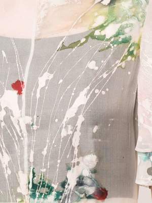Kamperett LEONORA SILK ORGANZA DRESS - HAND PAINTED Kamperett LEONORA SILK ORGANZA DRESS - HAND PAINTED