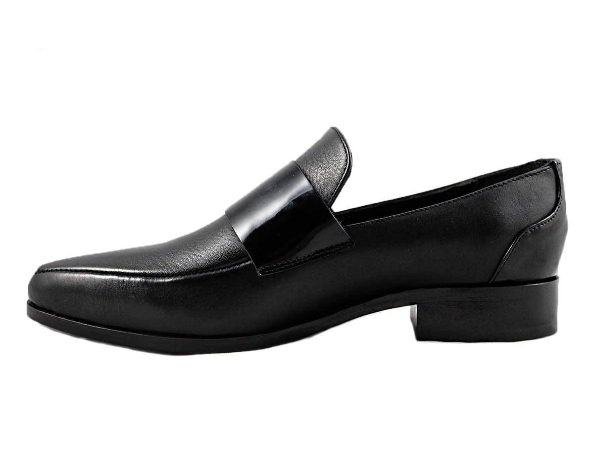 Cartel Footwear Loafer Comala Black Leather Garmentory