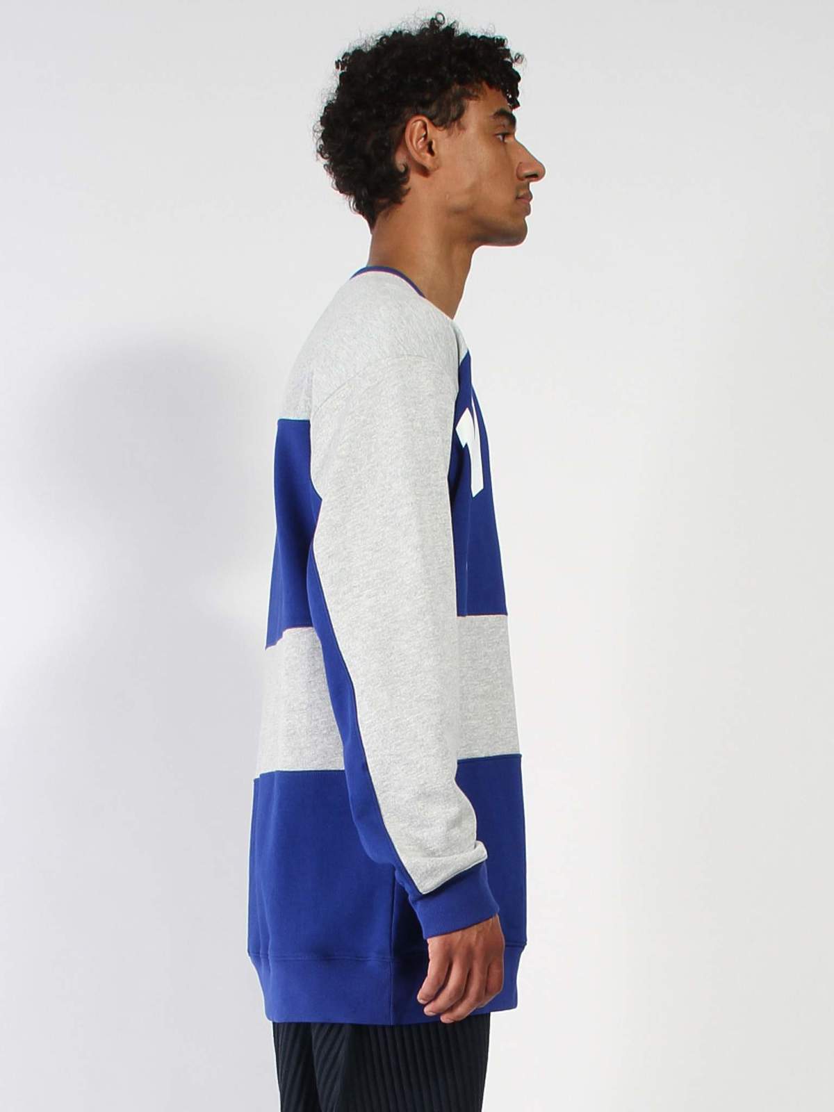 Willy Chavarria New Exeter Sweatshirt - blue/grey | Garmentory