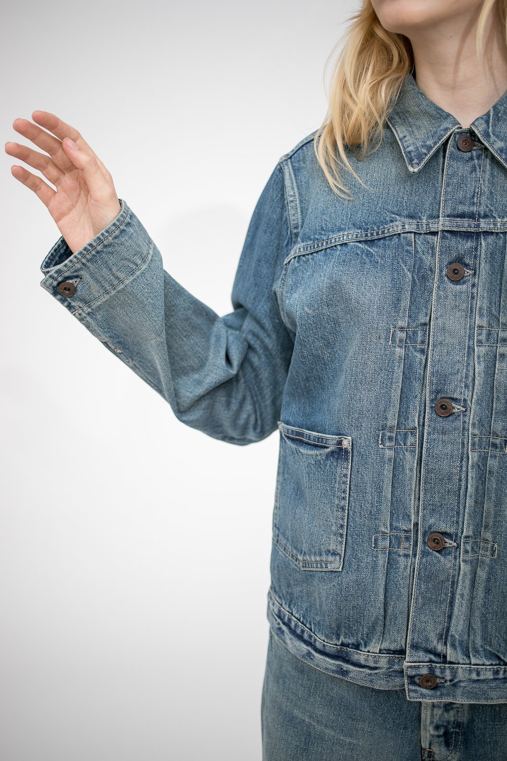 Chimala DENIM TRUCK JACKET Men's S Blue | eBay