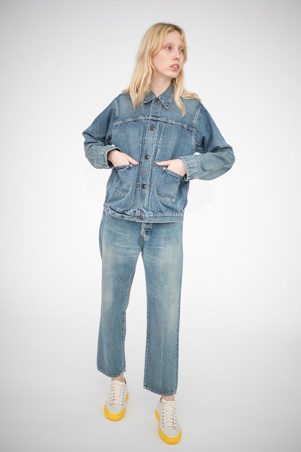 Chimala Denim Jacket in Light Distress | Garmentory