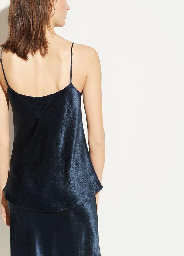 Vince Satin Cami - Coastal Blue Vince Satin Cami - Coastal Blue