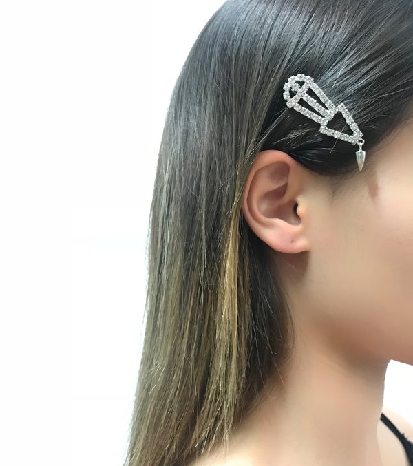 Joomi Lim Crystal & Spike Hair Clip - Rhodium/Crystal Joomi Lim Crystal & Spike Hair Clip - Rhodium/Crystal