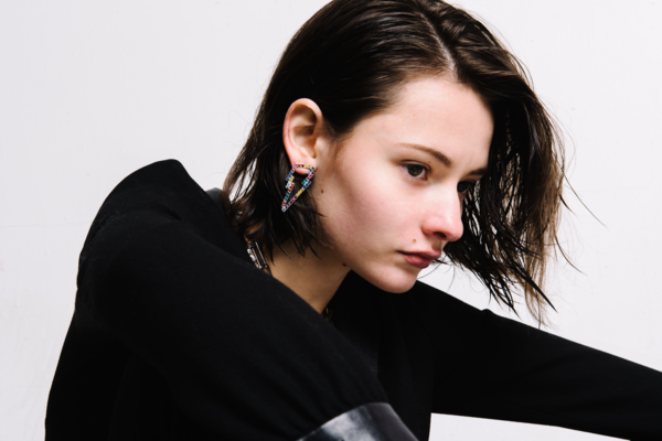 Joomi Lim Crystal Lightning Bolt Earrings - Rhodium/Rainbow Joomi Lim Crystal Lightning Bolt Earrings - Rhodium/Rainbow