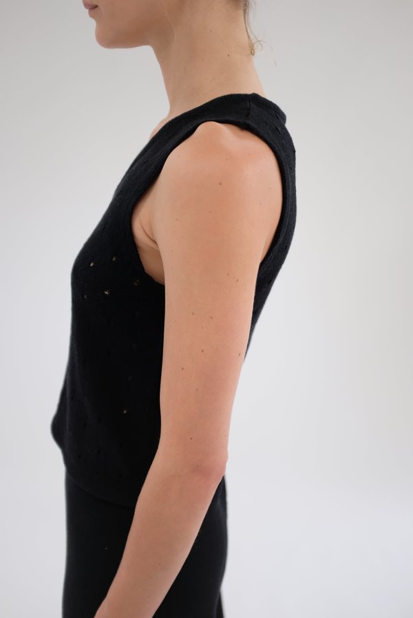Beklina Baranca Knit Tank Top - Black Beklina Baranca Knit Tank Top - Black