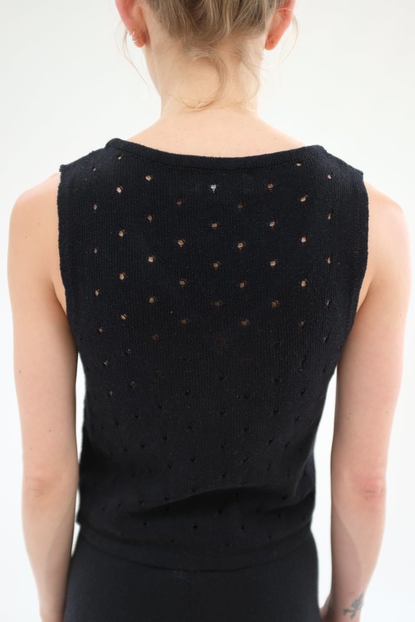 Beklina Baranca Knit Tank Top - Black Beklina Baranca Knit Tank Top - Black