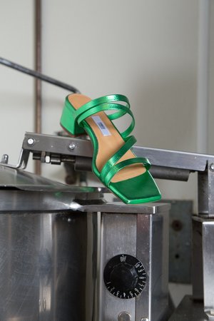 Miista Eva Shoe - metallic green Miista Eva Shoe - metallic green