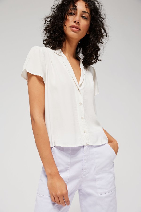 Lacausa Margot Blouse - Moon Lacausa Margot Blouse - Moon