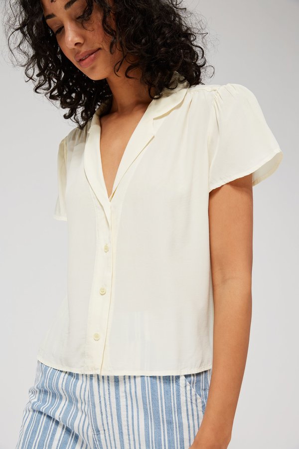 Lacausa Margot Blouse - Butter Lacausa Margot Blouse - Butter