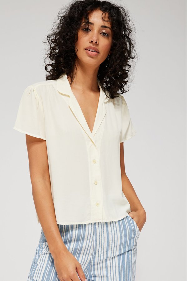 Lacausa Margot Blouse - Butter Lacausa Margot Blouse - Butter