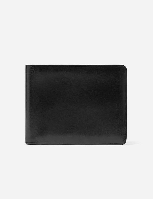 Il Bussetto Bi-Fold Wallet (Leather) - Black Il Bussetto Bi-Fold Wallet (Leather) - Black