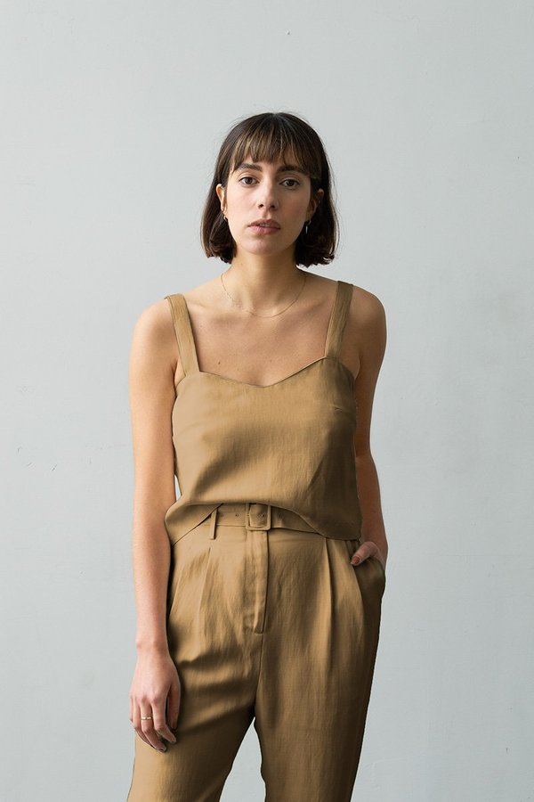 Waltz Wave Camisole - Caramel Waltz Wave Camisole - Caramel