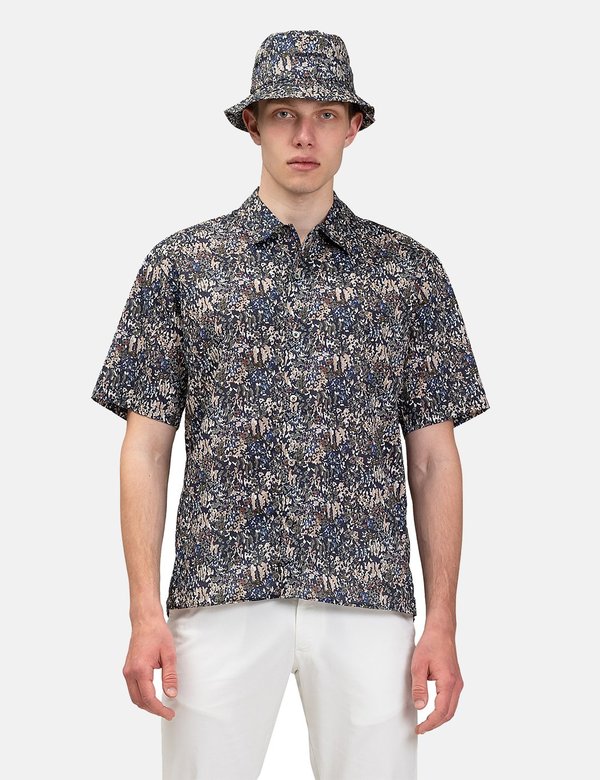 Norse Projects Carsten Short Sleeve Liberty Print Shirt - Ivy Green Norse Projects Carsten Short Sleeve Liberty Print Shirt - Ivy Green