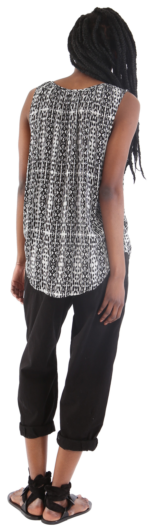 Michael Farrell Batik Tassel Tank Michael Farrell Batik Tassel Tank