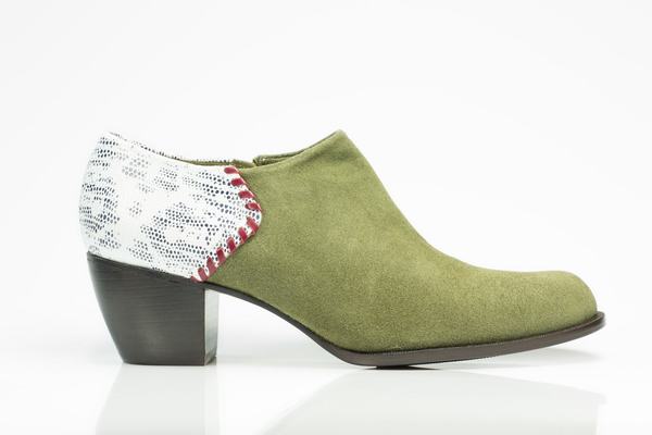 5yMedio Ignacia - Olive Green/White 5yMedio Ignacia - Olive Green/White