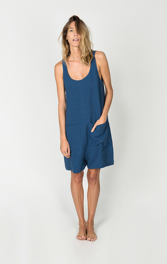 Ilana Kohn Gary Romper Indigo Ilana Kohn Gary Romper Indigo