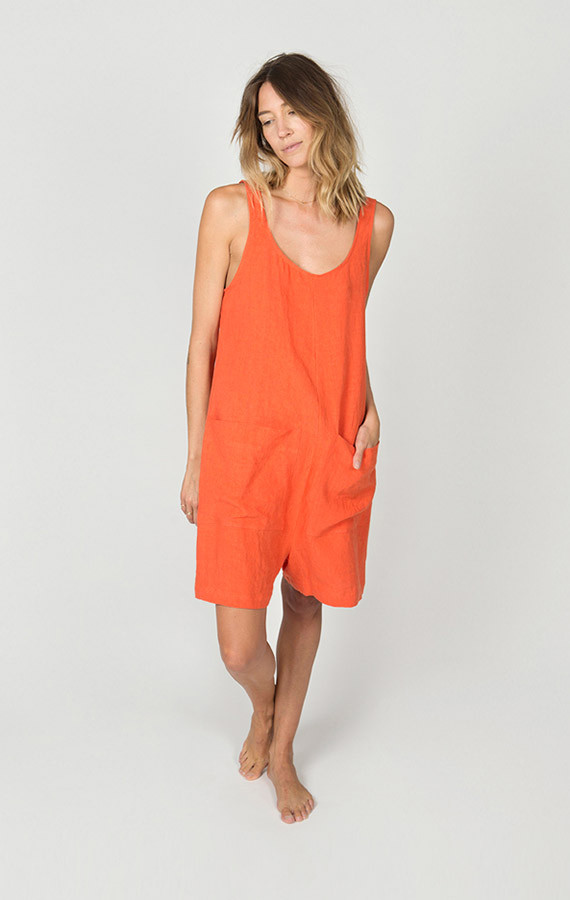Ilana Kohn Gary Romper Persimmon Ilana Kohn Gary Romper Persimmon