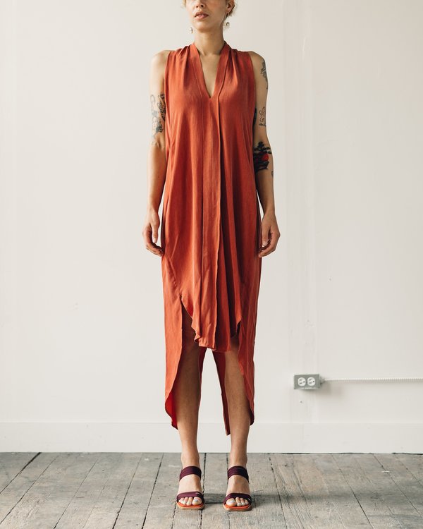 7115 by Szeki 7115 Origami Dress, Coral | Garmentory 7115 by Szeki 7115 Origami Dress, Coral | Garmentory