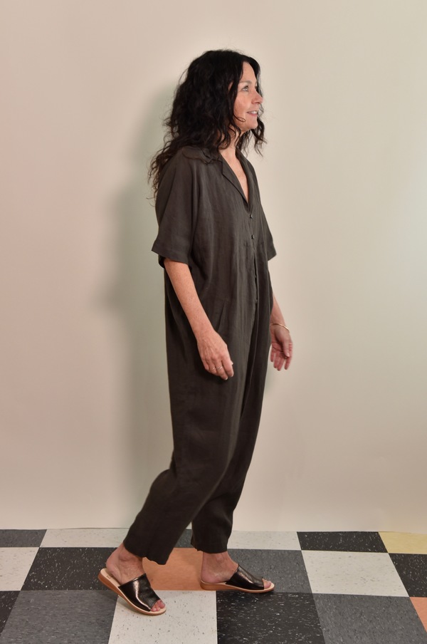 Black crane kite jumpsuit Clearance