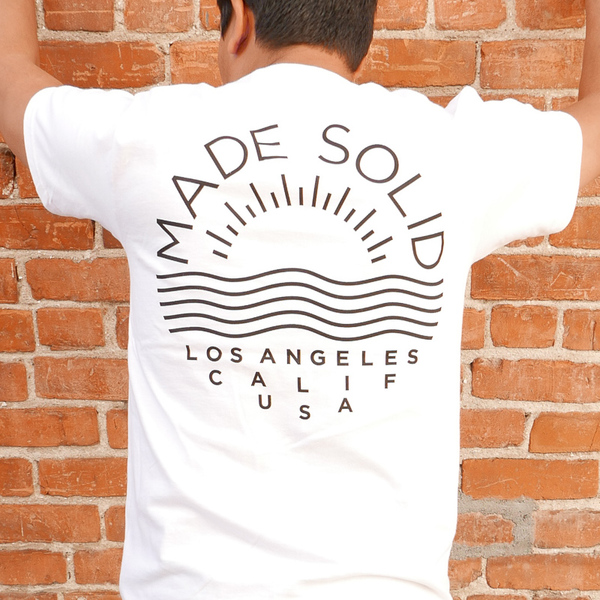 Made Solid Logo Tee - White Made Solid Logo Tee - White
