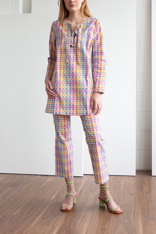 NC2 Paris Bright Check Tunic Dress NC2 Paris Bright Check Tunic Dress