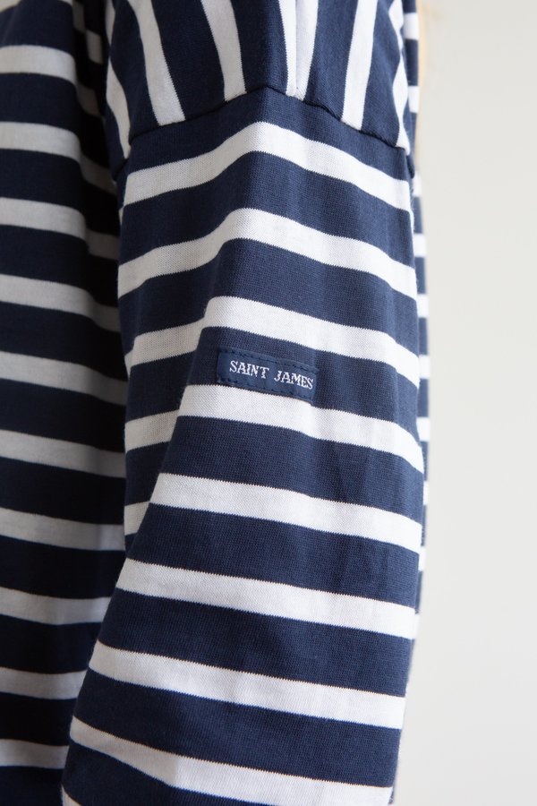 Saint James Minquiers Breton - Navy/White Saint James Minquiers Breton - Navy/White